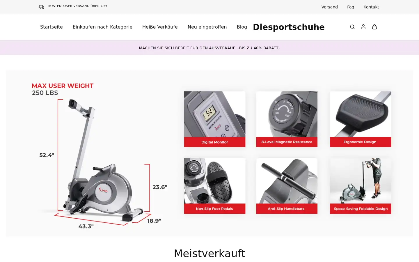 Screenshot of diesportschuhe.de