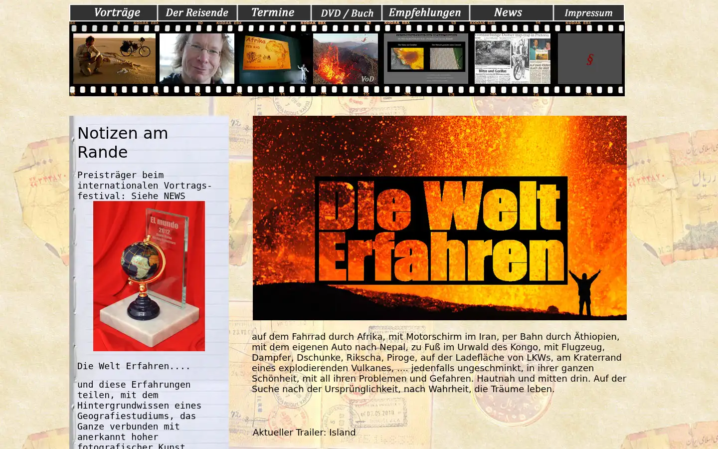 Screenshot of diewelterfahren.de
