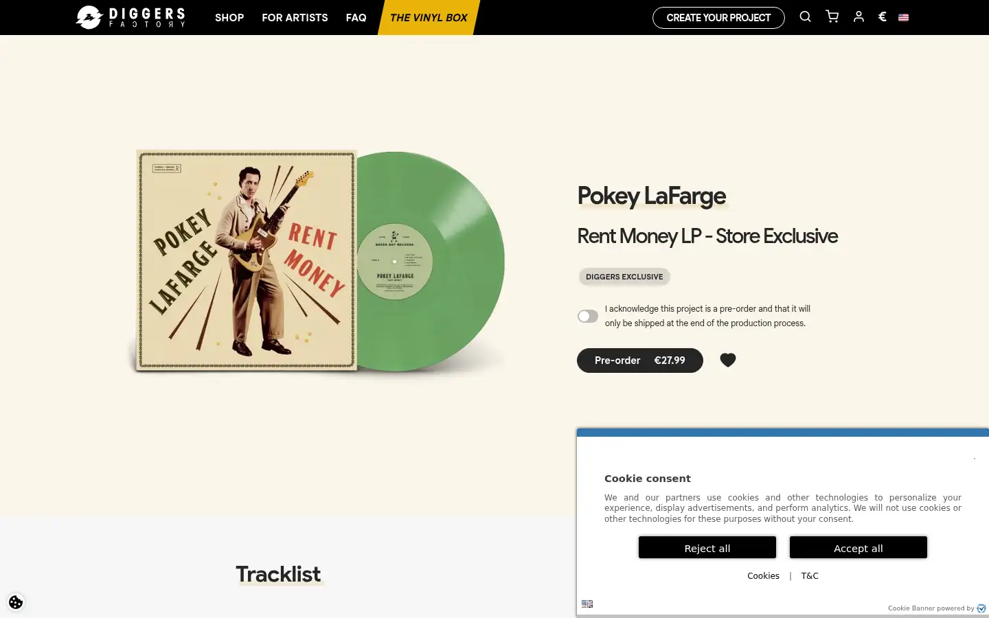 Screenshot of diggersfactory.com