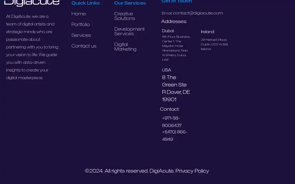 Screenshot of digiacute.com