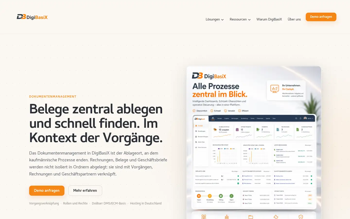 Screenshot of digibasix.de