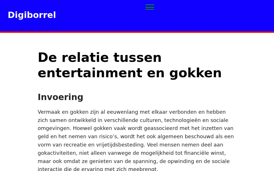 Screenshot of digiborrel.nl