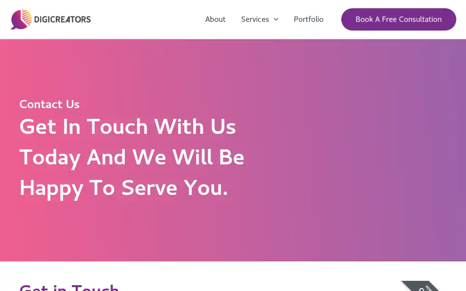 Screenshot of digicreators.com.au