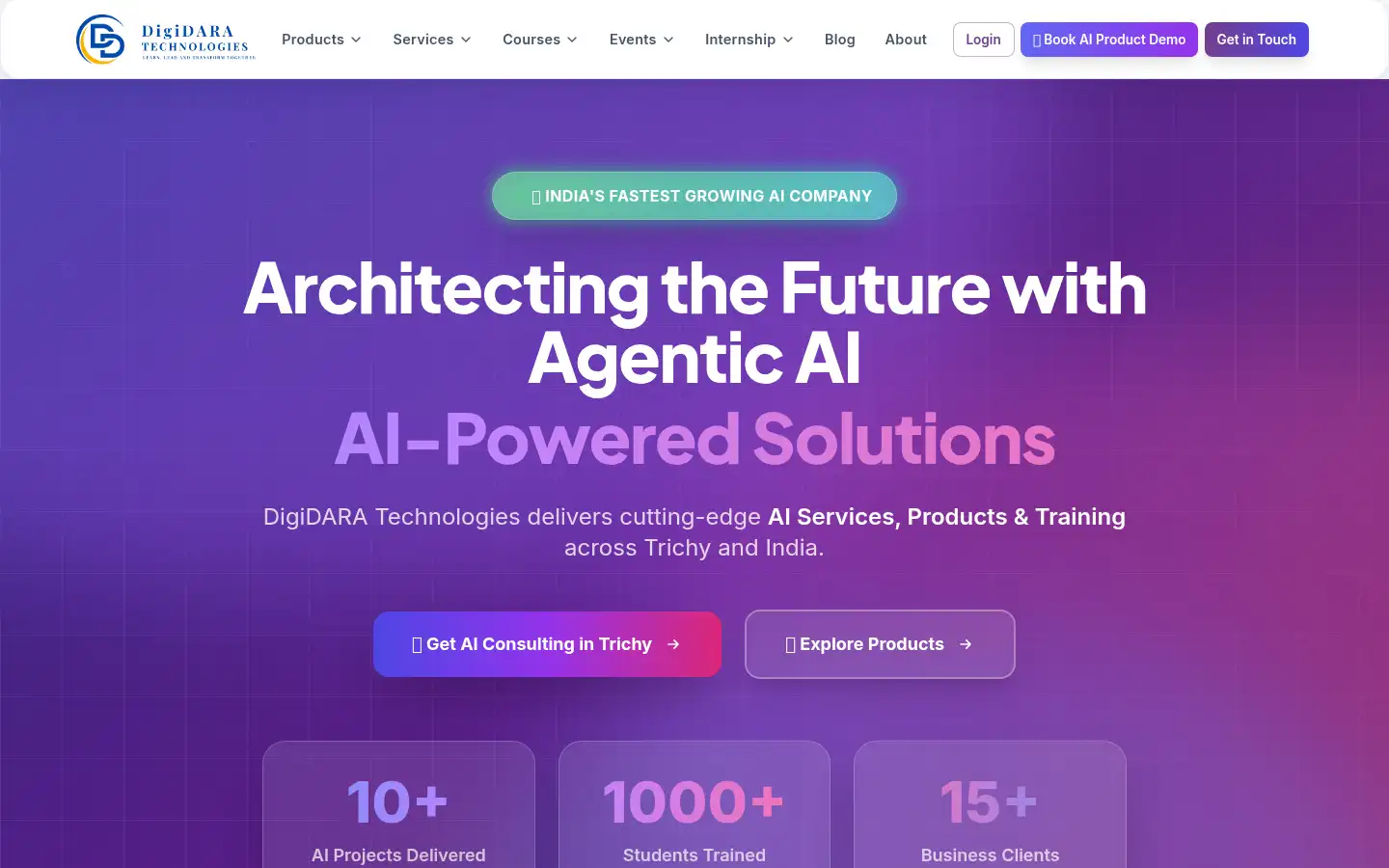 Screenshot of digidaratechnologies.com