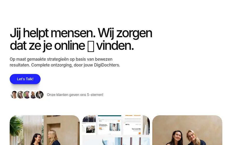 Screenshot of digidochters.nl