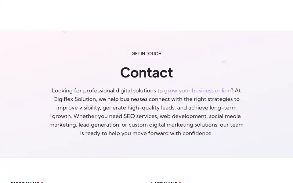 Screenshot of digiflexsolution.com
