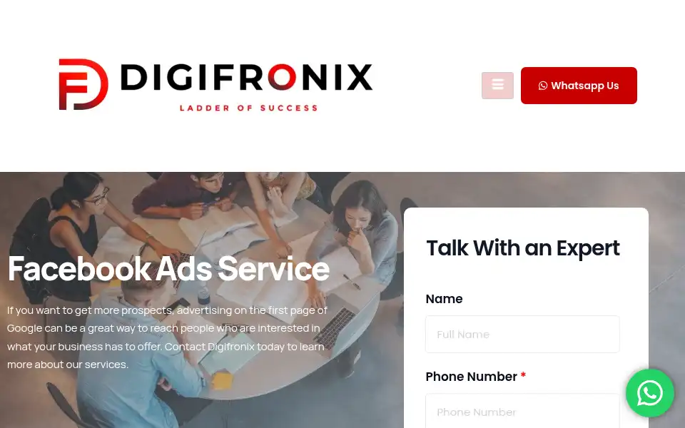Screenshot of digifronix.com