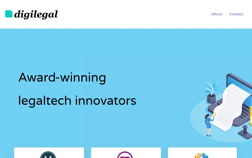 Screenshot of digilegal.co.uk