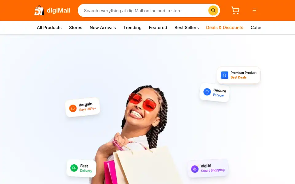 Screenshot of digimall.ng