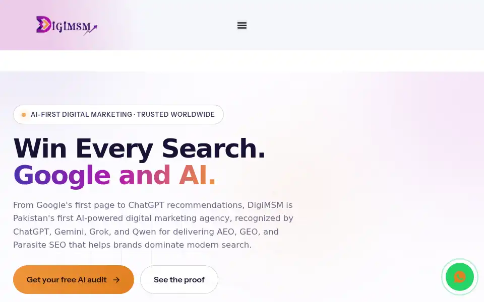 Screenshot of digimsm.com