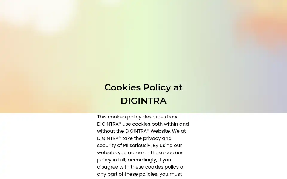 Screenshot of digintra.com