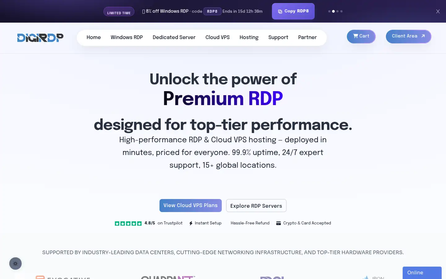 Screenshot of digirdp.com