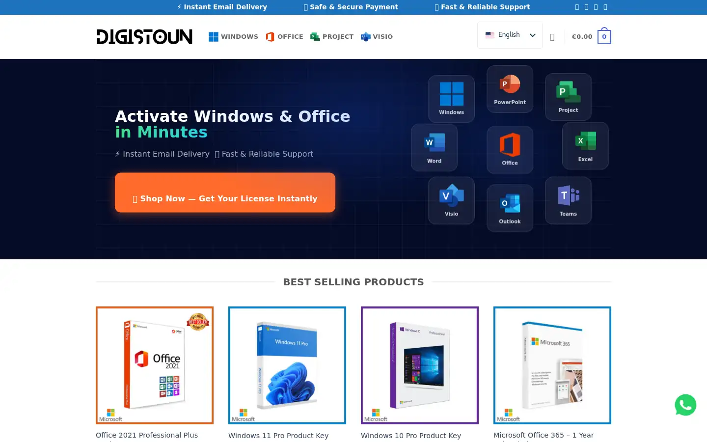 Screenshot of digistoun.com