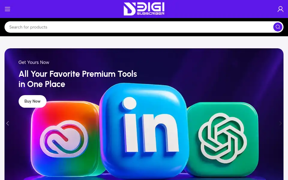 Screenshot of digisubscriber.com