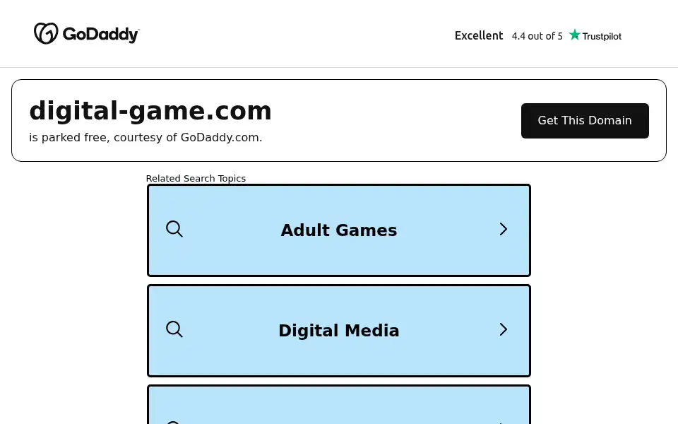 Screenshot of digital-game.com