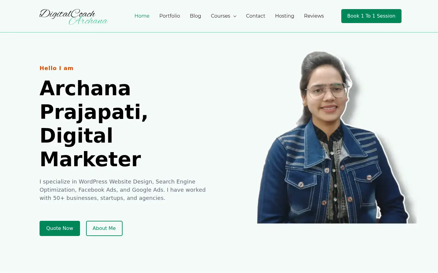 Screenshot of digitalarchana.in
