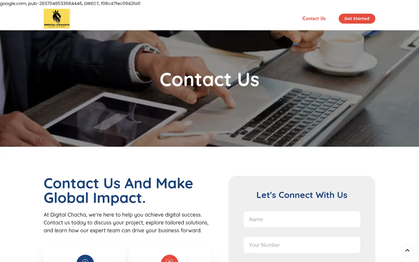 Screenshot of digitalchacha.com