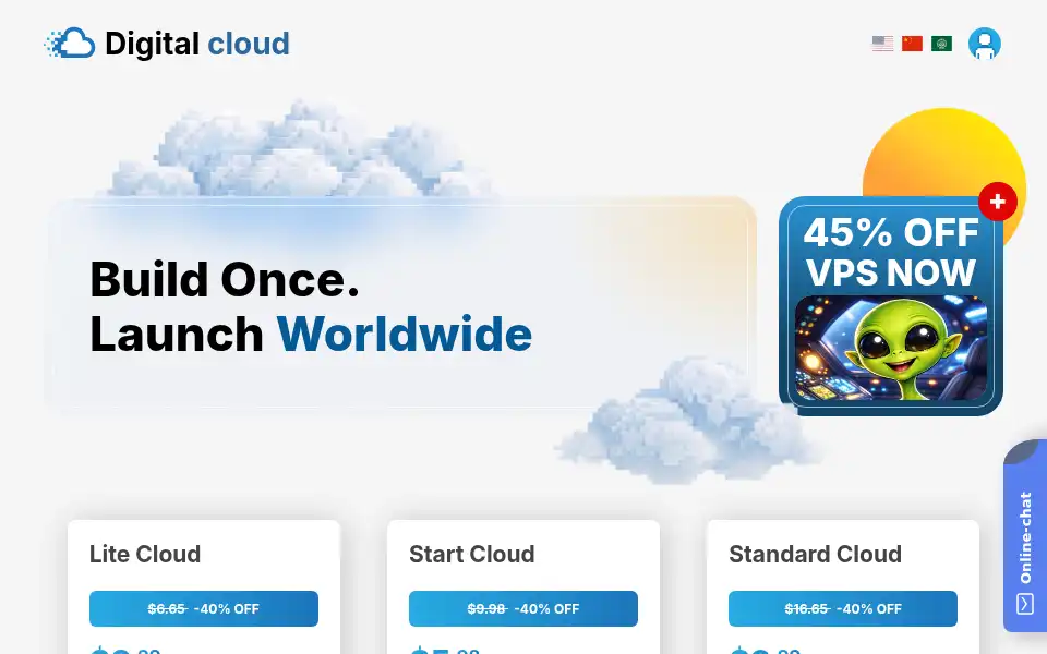 Screenshot of digitalcloud.pro