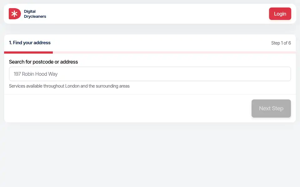 Screenshot of digitaldrycleaners.co.uk