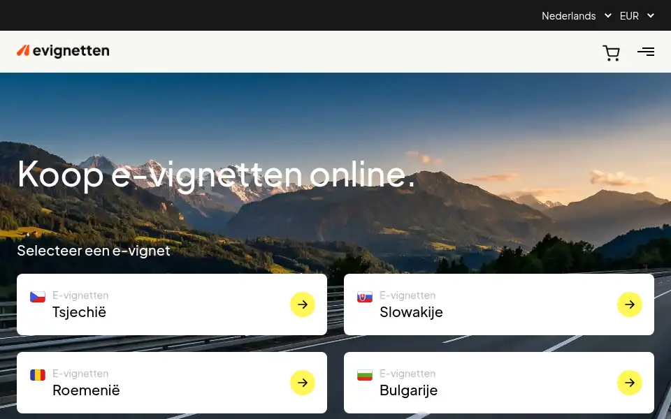 Screenshot of digitaletolvignetten.nl
