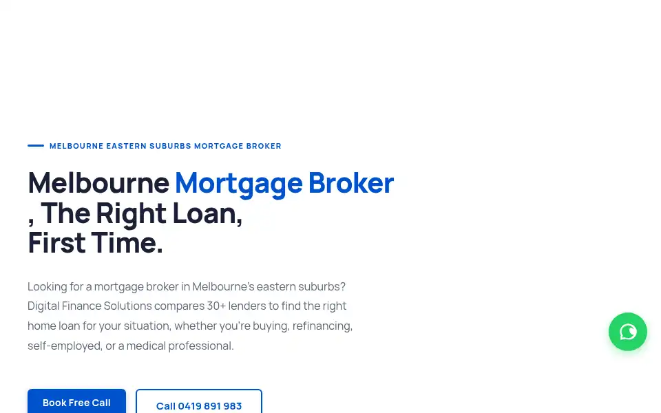 Screenshot of digitalfinancesolutions.com.au