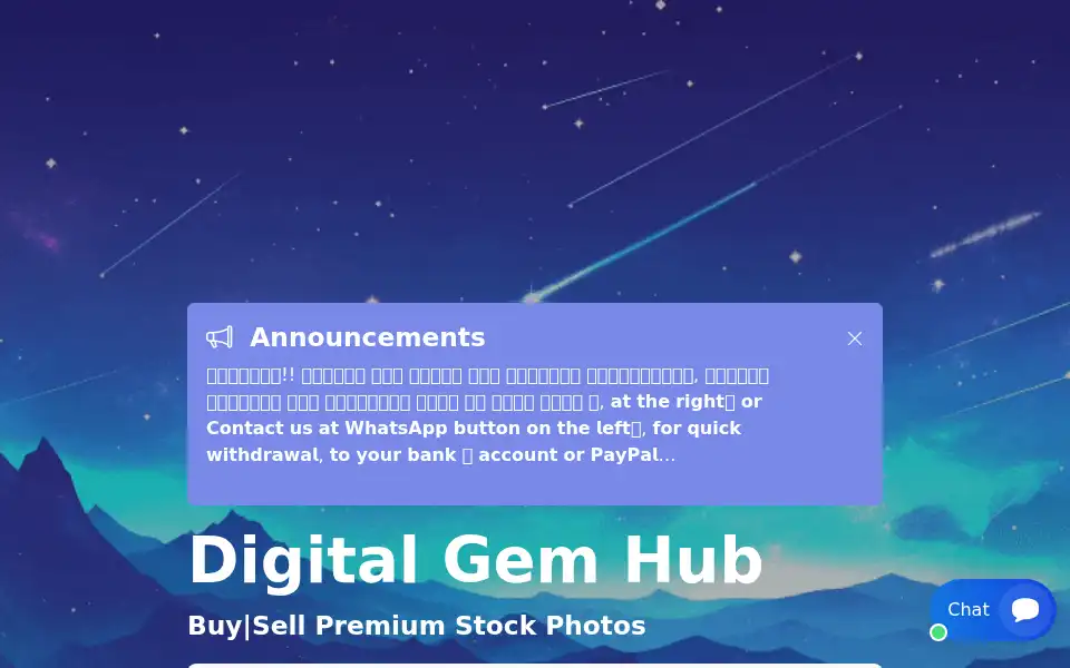 Screenshot of digitalgemhub.com