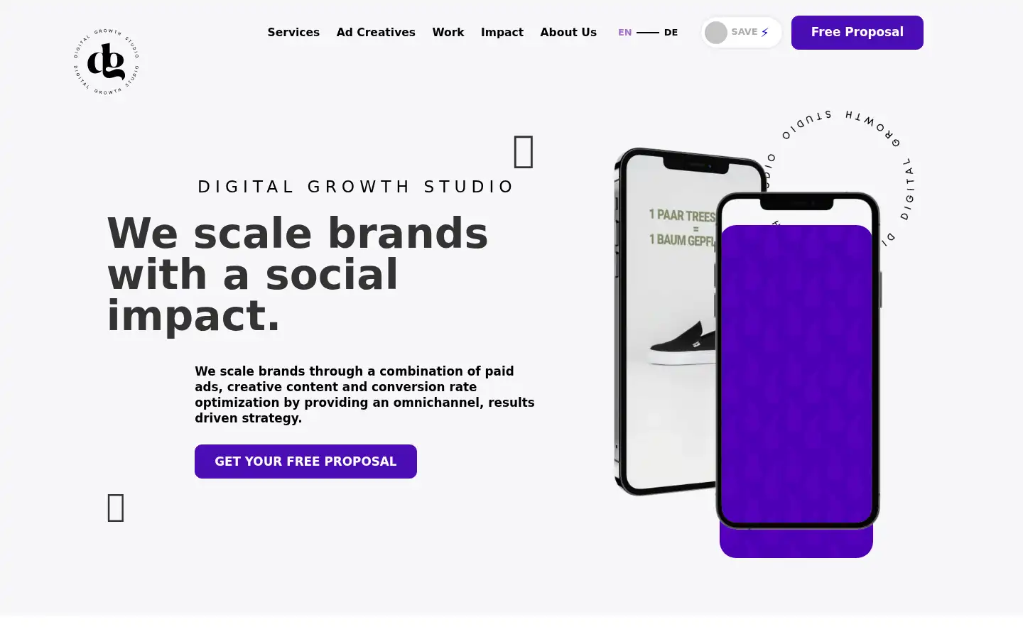 Screenshot of digitalgrowthstudio.com