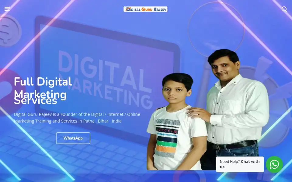 Screenshot of digitalgururajeev.com