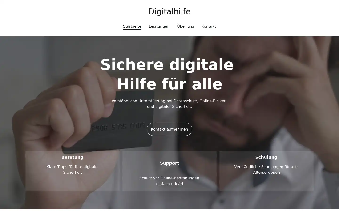 Screenshot of digitalhilfe.eu