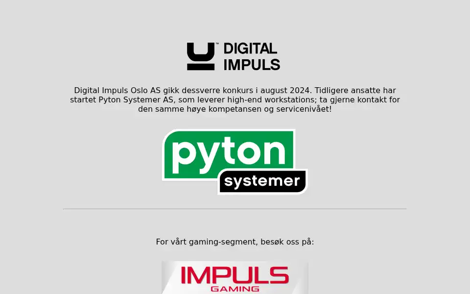 Screenshot of digitalimpuls.no