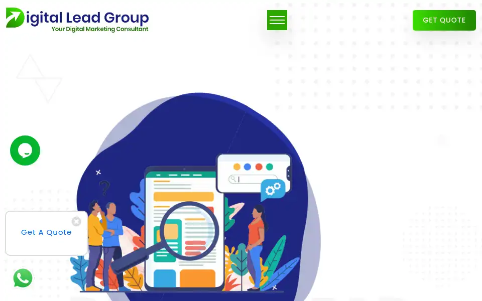 Screenshot of digitalleadgroup.com