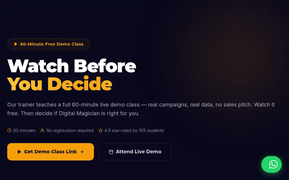 Screenshot of digitalmagician.in