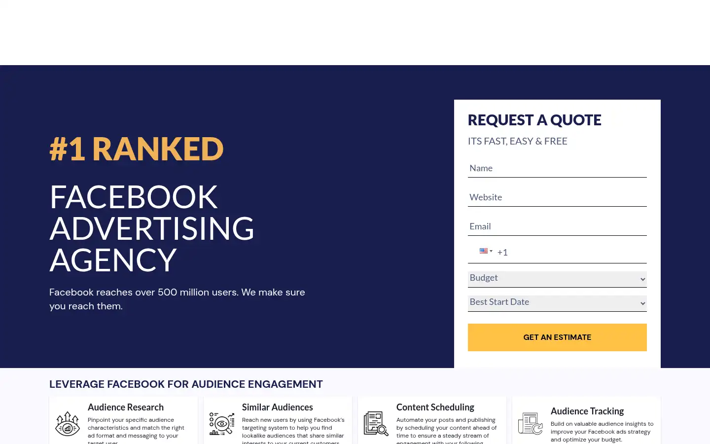 Screenshot of digitalmarketingagency.com