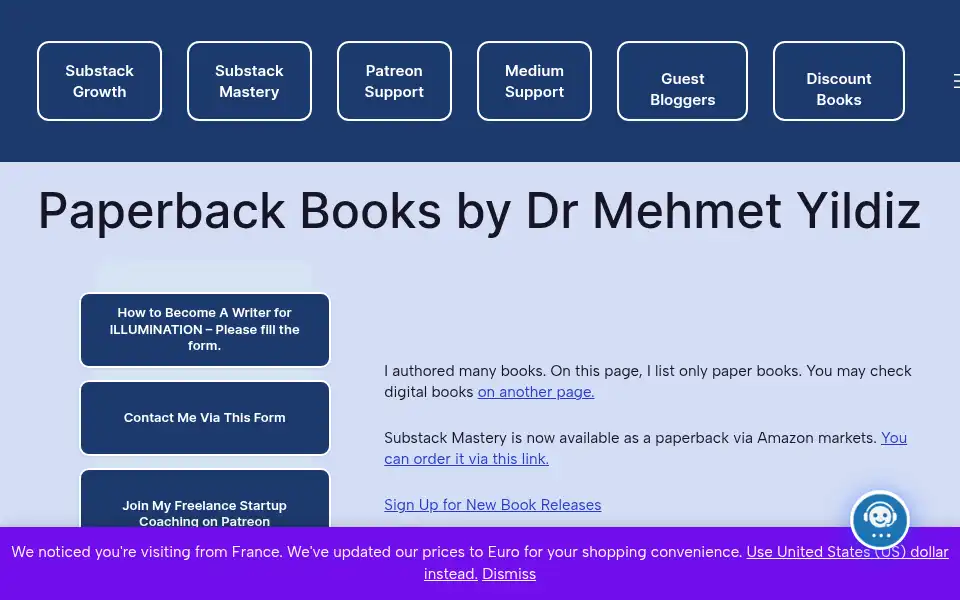 Screenshot of digitalmehmet.com