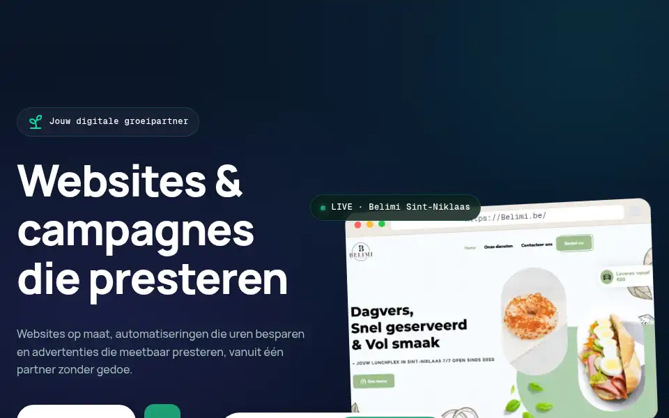 Screenshot of digitalorbit.be