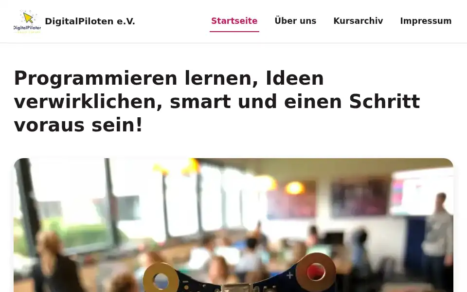 Screenshot of digitalpiloten.org