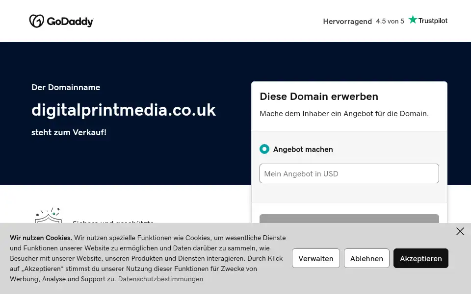 Screenshot of digitalprintmedia.co.uk