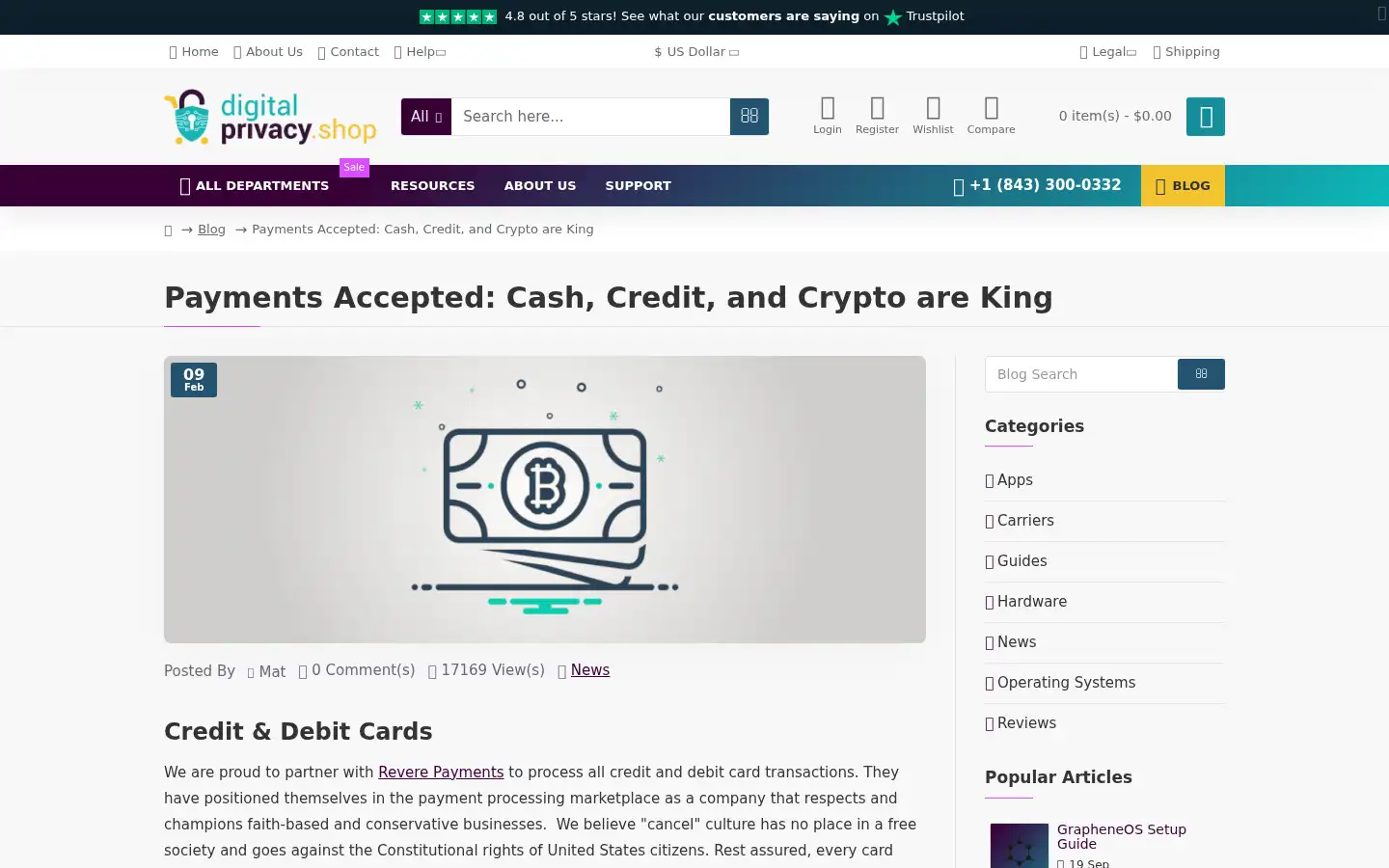 Screenshot of digitalprivacy.shop