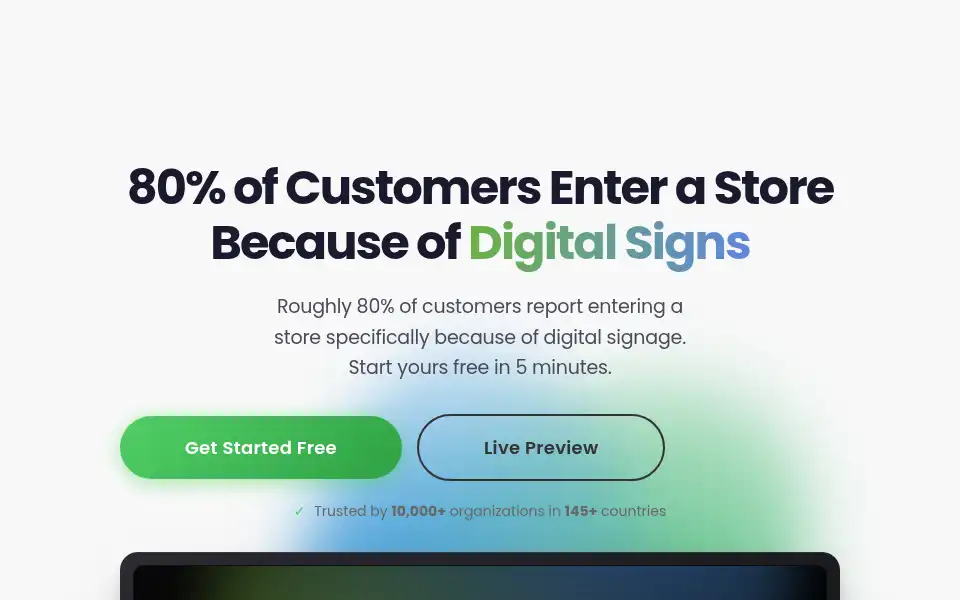 Screenshot of digitalsignage.com