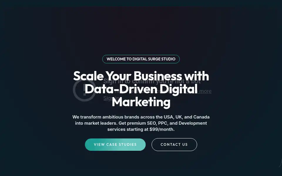 Screenshot of digitalsurgestudio.com
