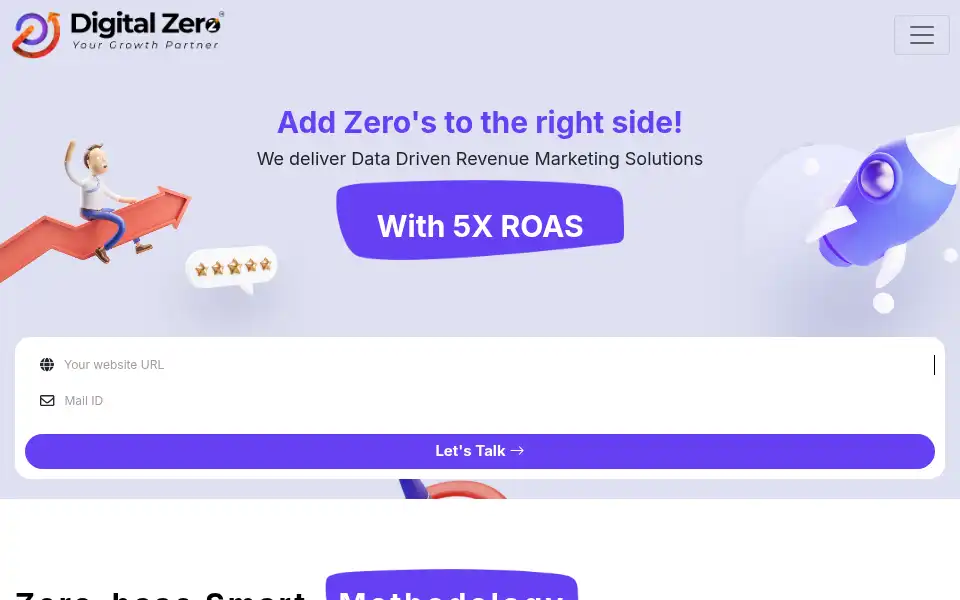 Screenshot of digitalzeroz.com
