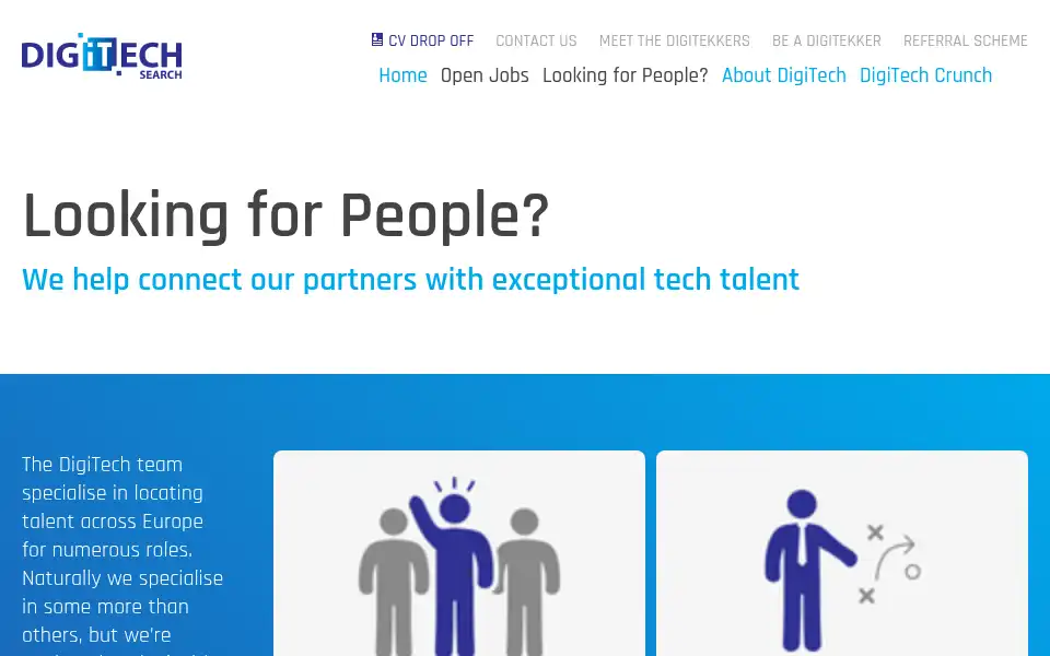 Screenshot of digitechsearch.com
