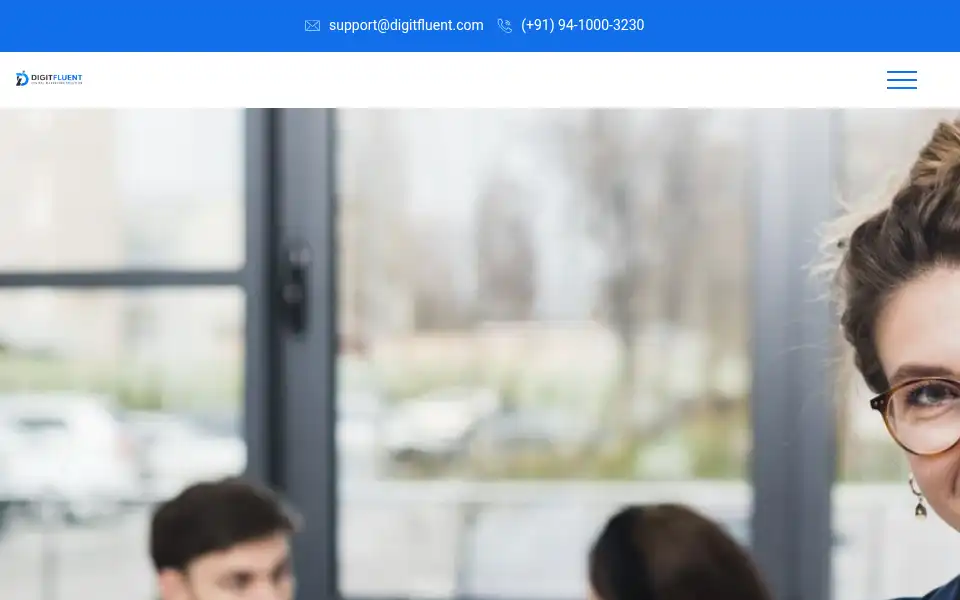 Screenshot of digitfluent.com