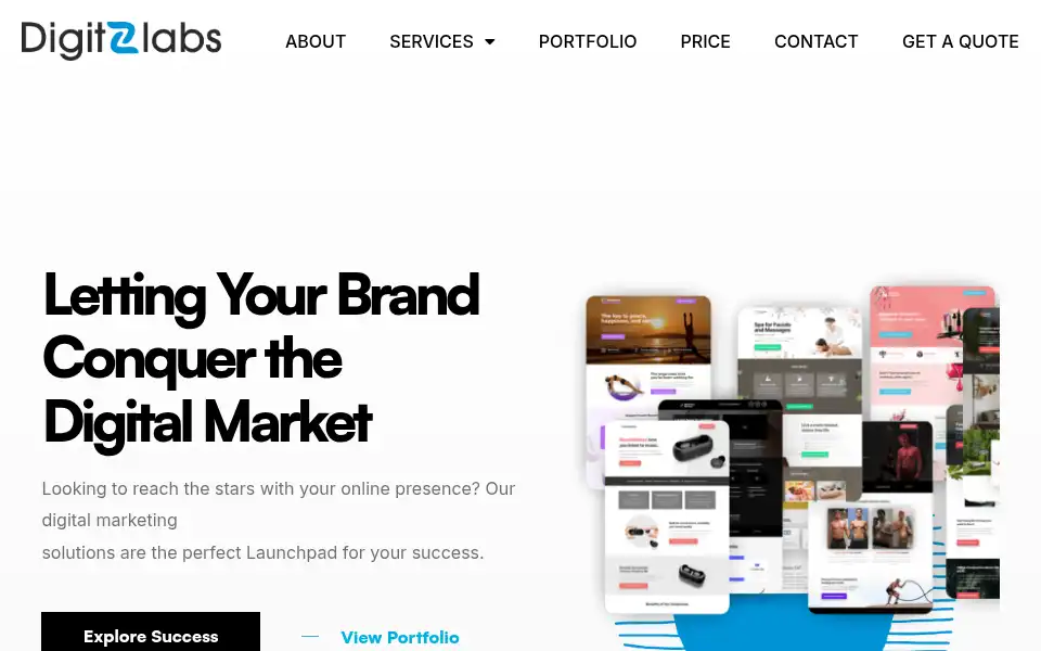 Screenshot of digitzlabs.com