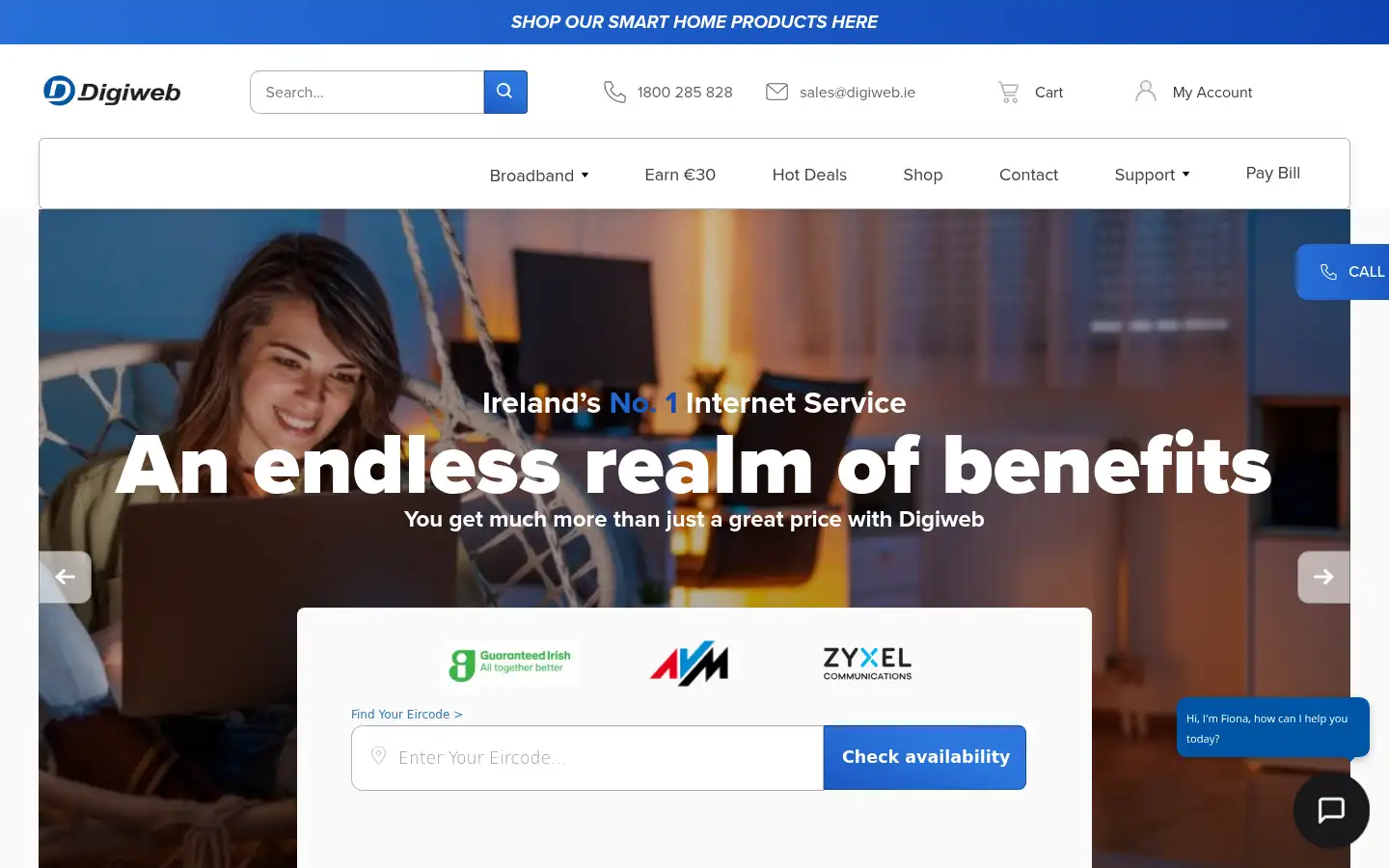 Screenshot of digiweb.ie