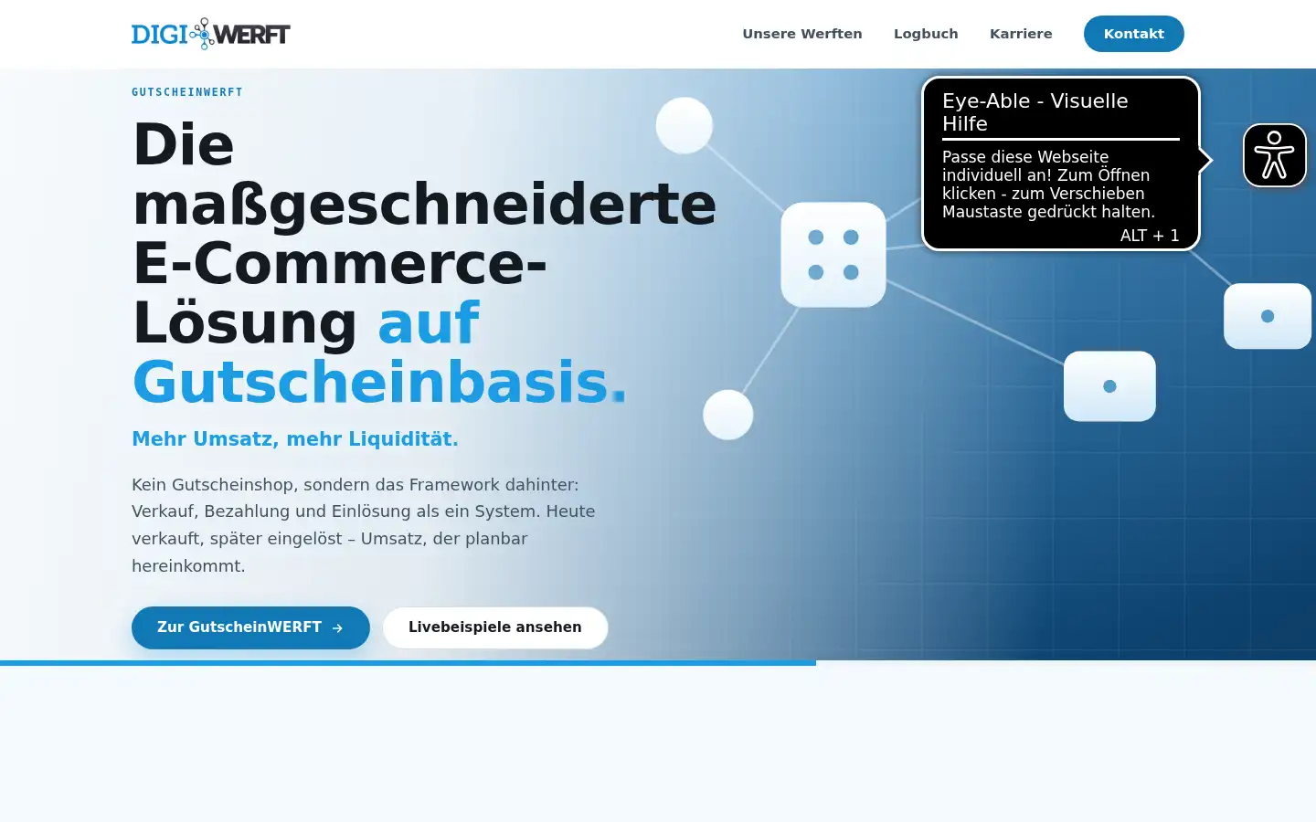 Screenshot of digiwerft.de