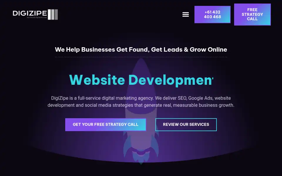 Screenshot of digizipe.com