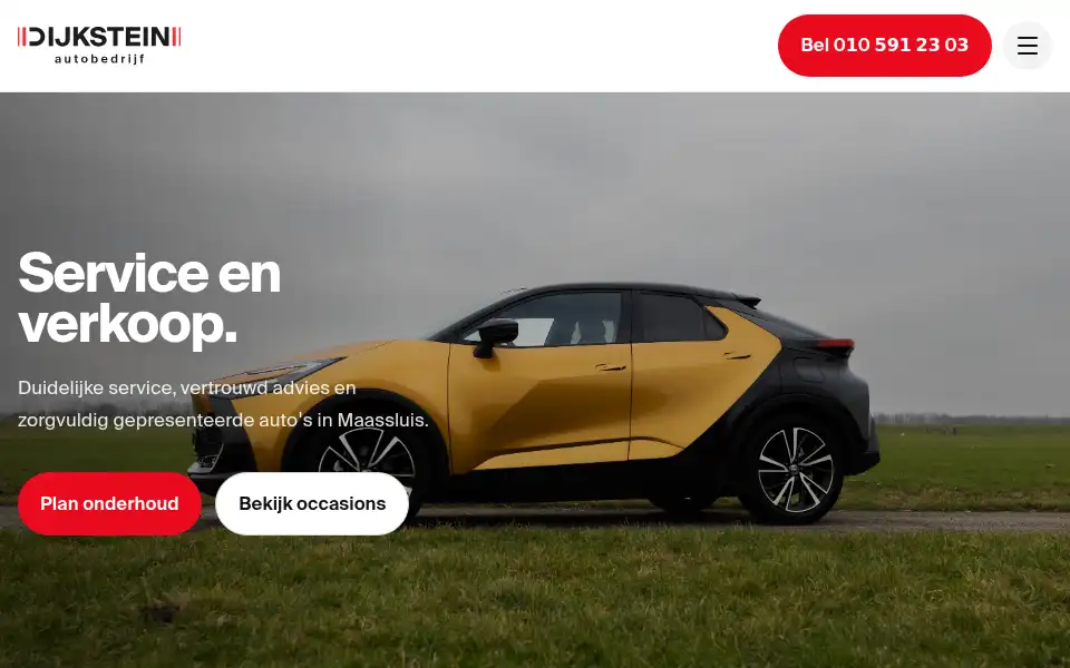 Screenshot of dijkstein.nl