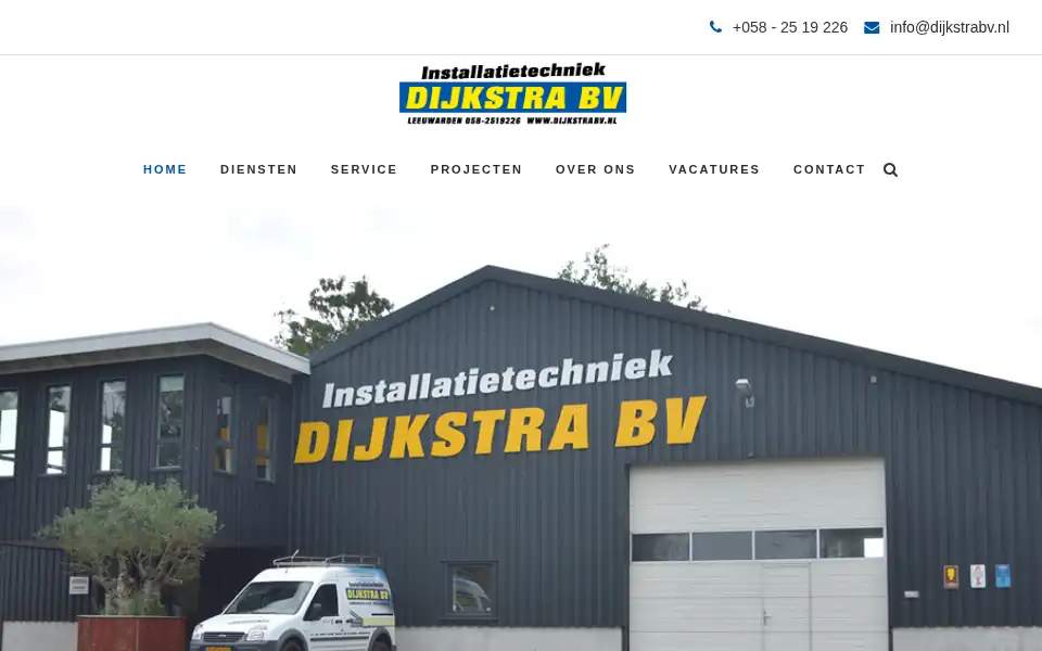Screenshot of dijkstrabv.nl
