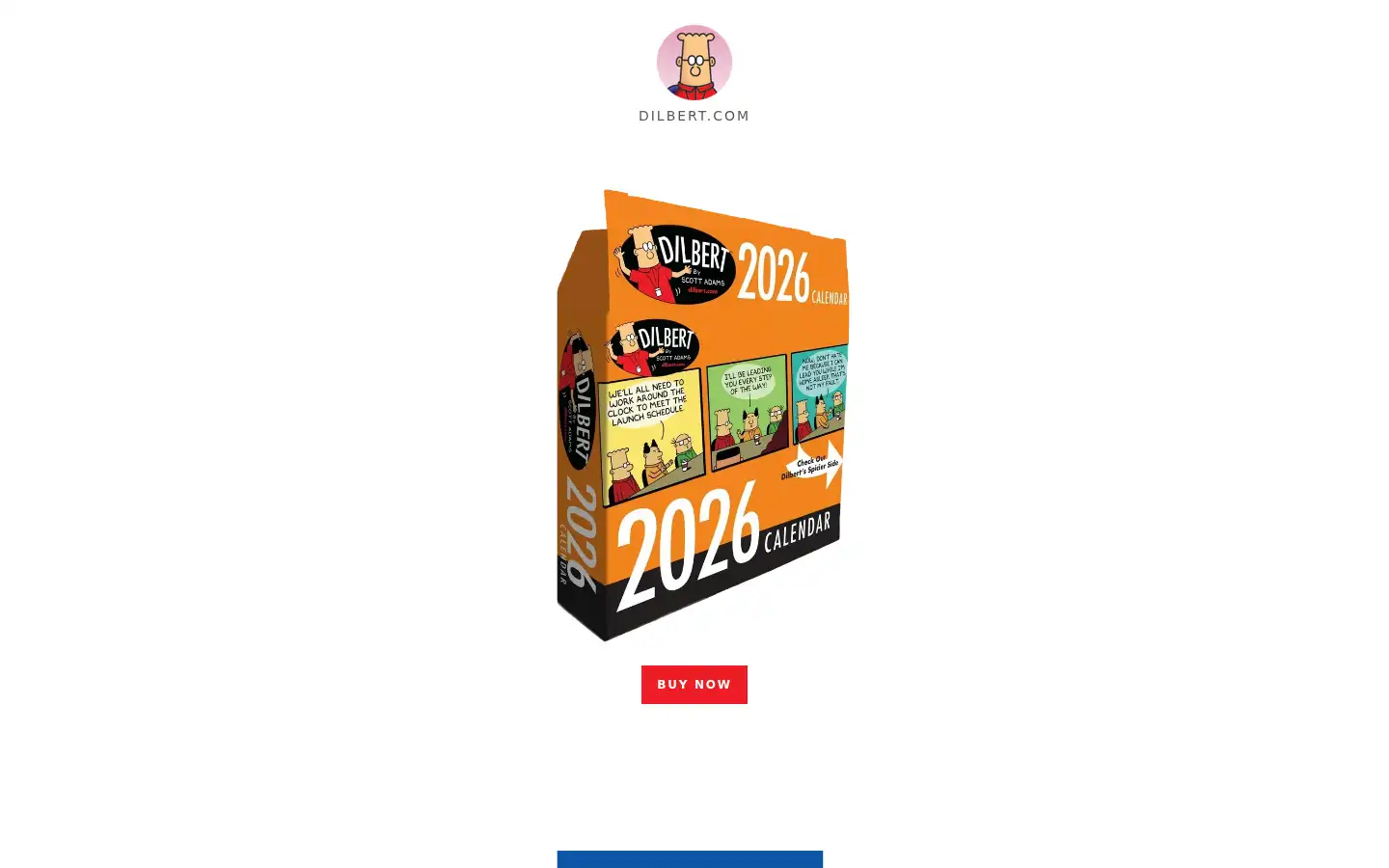 Screenshot of dilbert.com